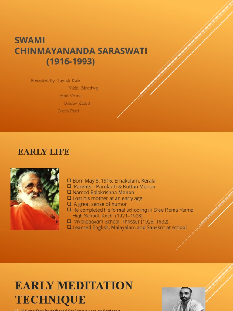 Swami Chinmay Ananda Guru Group Pdf Vedanta ﾄ Stika