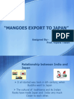 MANGO EXPORTS TO JAPAN