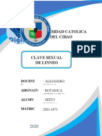 Clave sexual de Linneo en Botánica Sistemática