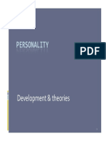 Personality Developement and Theories