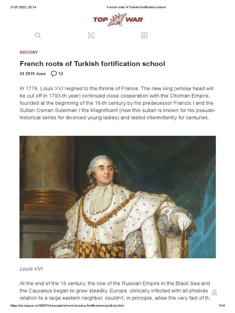 French Roots of Turkish Fortification School | PDF | Ottoman Empire ...