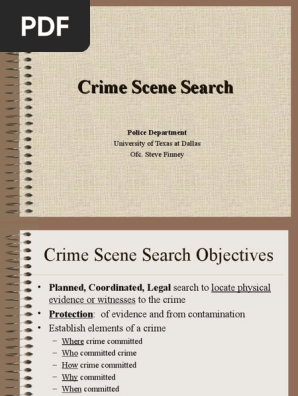 Crime Scene Search