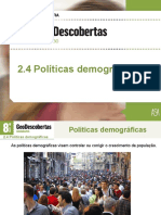 2.4 Políticas Demográficas