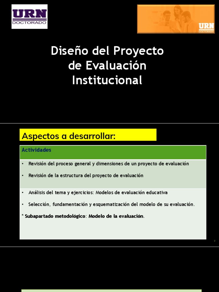 Diseño y Modelos de Evaluación Educativa | PDF | Evaluación | Educación ...