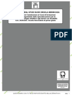 Tfa 2021 - Banca Dati Primo Grado - Questionario Con Tutte Le Risposte Esa...