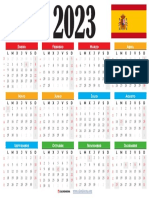 Calendario 2023 Espana