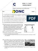 Onc 2017 Modalidade C 2 Ano