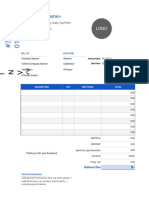 Invoice Template 2 Word 1