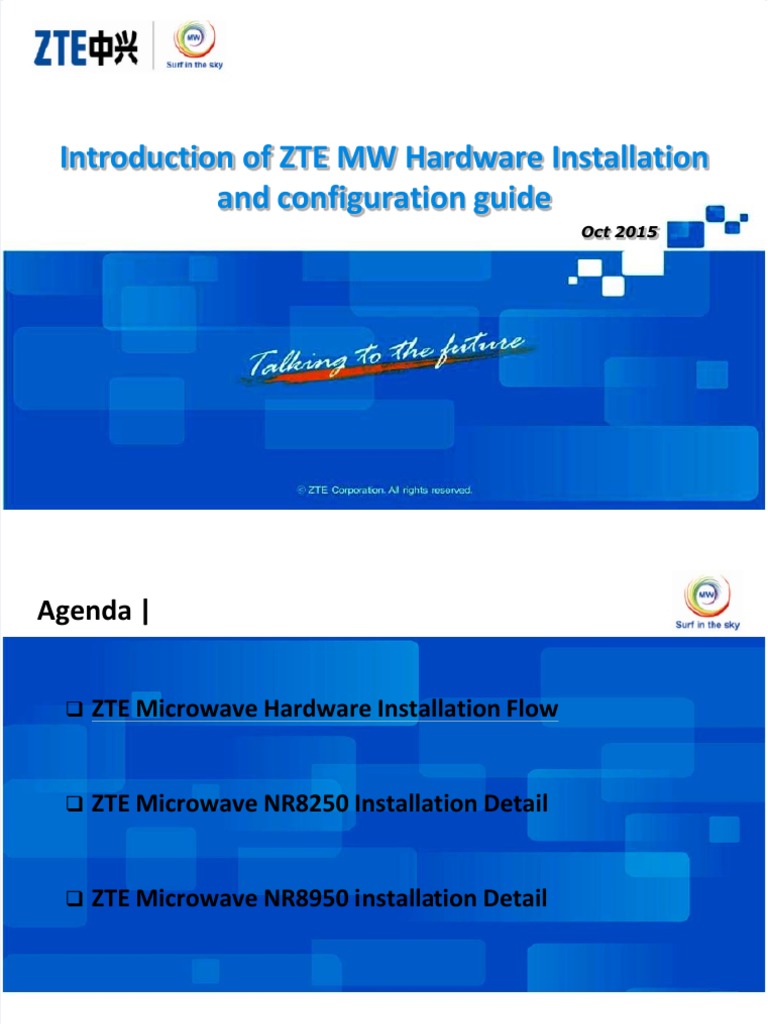 Dokumen Tips Introduction of Zte MW Hardware Installation Guide PDF