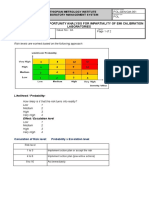 Annex 3 - Risk Aganist Impartiality