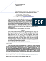 Bibliometric Analysis of Journals, Authors, and Topics Related To Halal Tourism Listed in The Database Scopus by Indonesian Authors