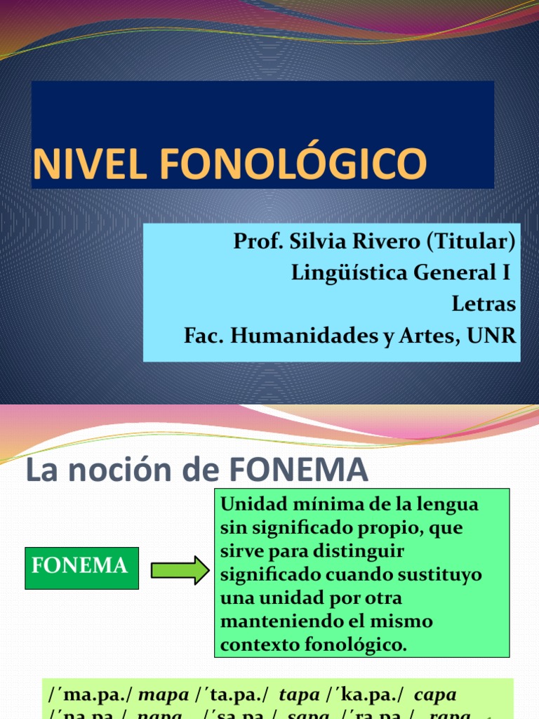 Fonemas y Alófonos en Fonología | PDF | Fonema | Fonología