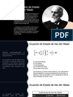 Ecuación de Estado de Van Der Waals