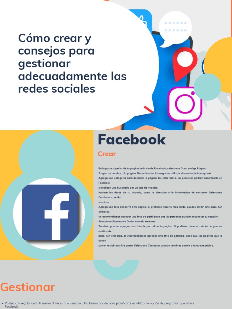 Guía para gestionar redes sociales | PDF | Facebook | Comunicación