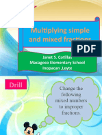 Multiplying Simple and Mied Fraction