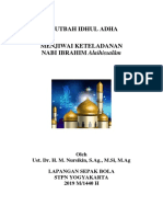 Khutbah Idul Adha 1440 H - Edit