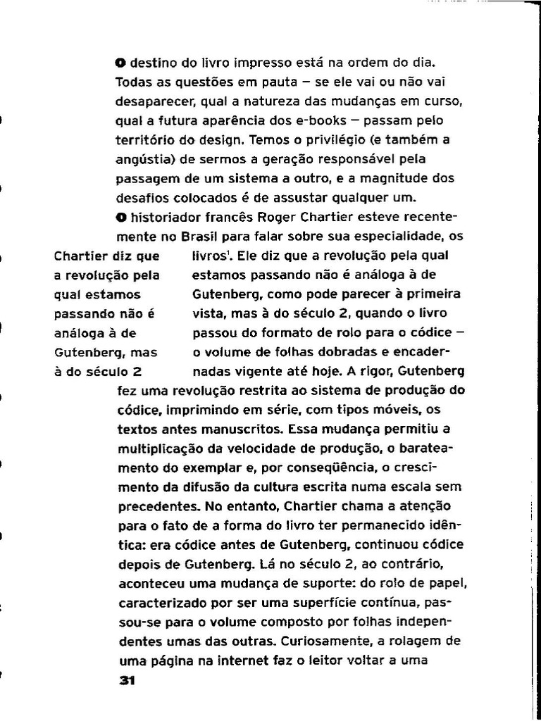 O Passado, o Presente e o Futuro Do Livro | PDF