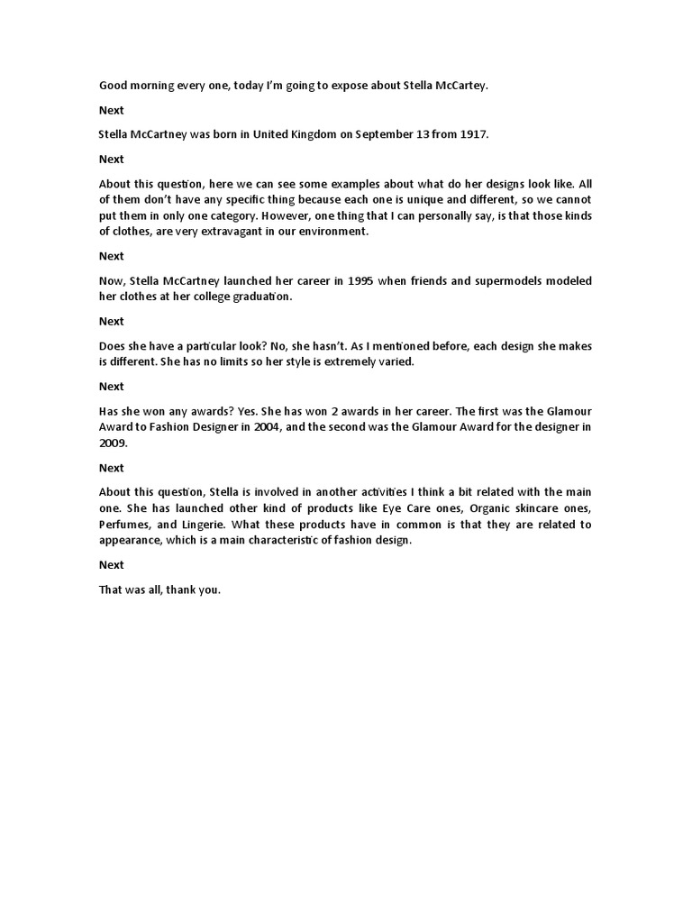 Stella mccartney pdf