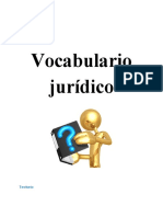 Vocabulario Jurídico