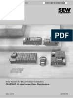 Manual: Drive System For Decentralized Installation PROFINET IO Interfaces, Field Distributors