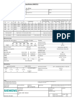 Data Sheet For Three-Phase Squirrel-Cage-Motors SIMOTICS: Motor Type: SD100 FS: 364T - 4p - 60 HP