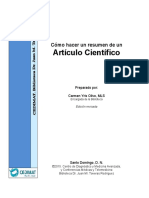 Como Hacer Un Resumen de Un Articulo Cie