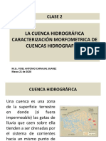 Caracterizacion Morfometrica de Cuencas Hidrograficas