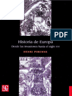 Henri Pirenne - Historia de Europa-CFE (19
