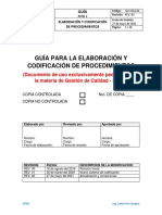 GU-CSSA-01-REV02 Guia para Elaboración de Procedimientos