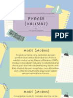 Morphosyntaxe - Phrase 2