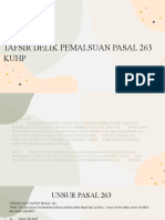 Tafsir Pasal 263 KUHP