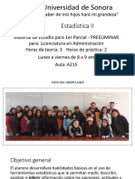 Estadística II - Material de Estudio 1er Parcial para LA - 2023 PREELIMINAR