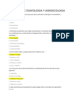 Examen de edafología y agroecología sobre desnitrificación, permeabilidad y suelos ácidos