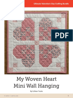 WovenHeart Mini Wall Quilt