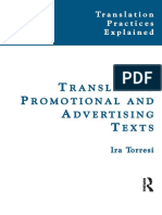 08 - Translating Promotional and Advertising Texts (Ira Torresi)