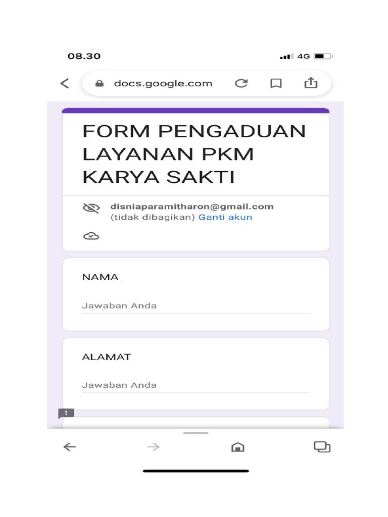 Form Pengaduan | PDF