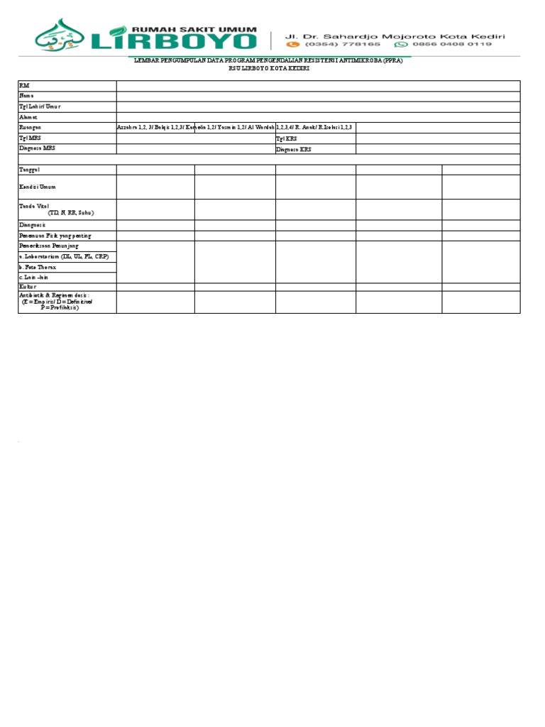 Ppra Rsu Lirboyo Kediri Pdf