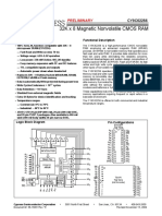 32K X 8 Magnetic Nonvolatile CMOS RAM: Preliminary