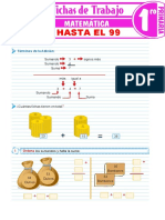 Sumas Hasta El 99 para Primer Grado de Primaria