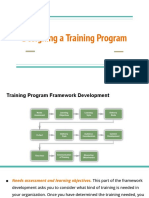 Designing A Training Program