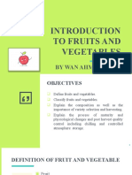 Unit 1 Intoduction To Fruits and Vegetables