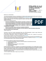 Carta Presentacion Formato