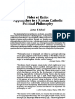 Fides Et Ratio Approaches to a Roman Catholic Political Philosophy
