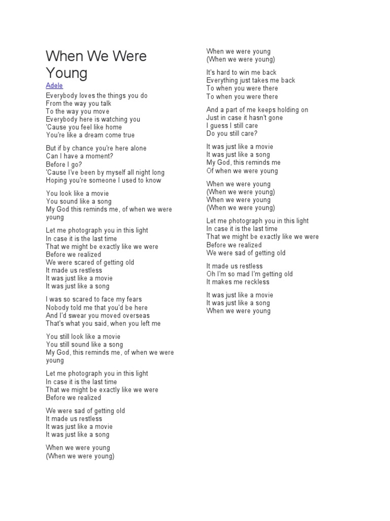 Growing Old With You (tradução) - Restless Road - VAGALUME