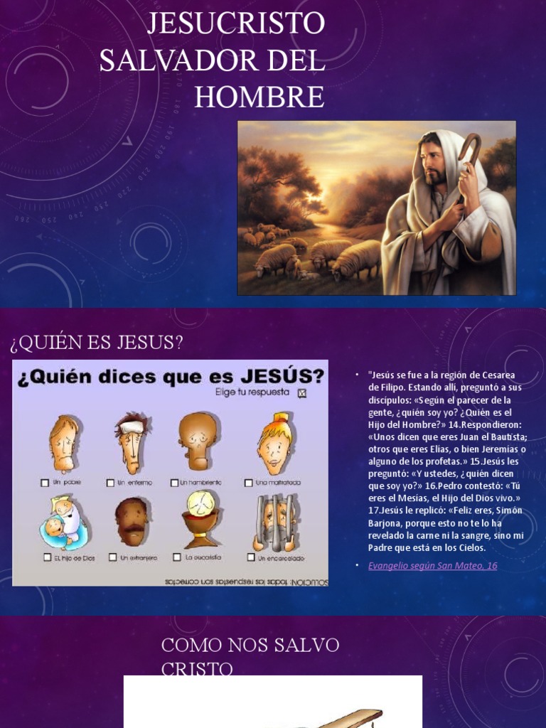 Jesucristo Salvador | PDF | Jesús | Pecado