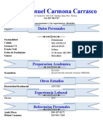 CURRICULUM Amind Manuel Carmona Carrasco