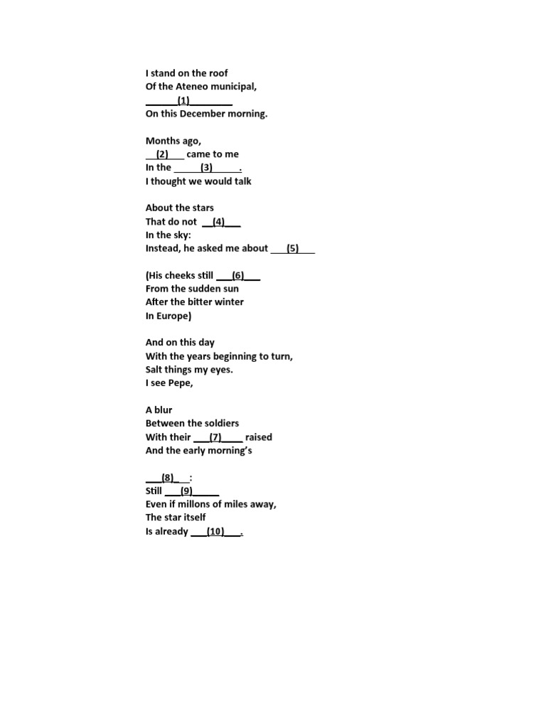 Padre Faura Poem PDF