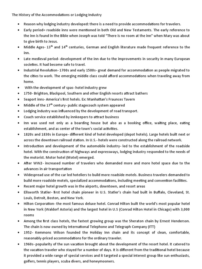 the-history-of-the-accommodations-or-lodging-industry-pdf-hotel-inn