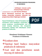 Bab 2. Kehidupan Manusia Purba Praaksara Di Indonesia