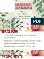 Realism and Essentialism